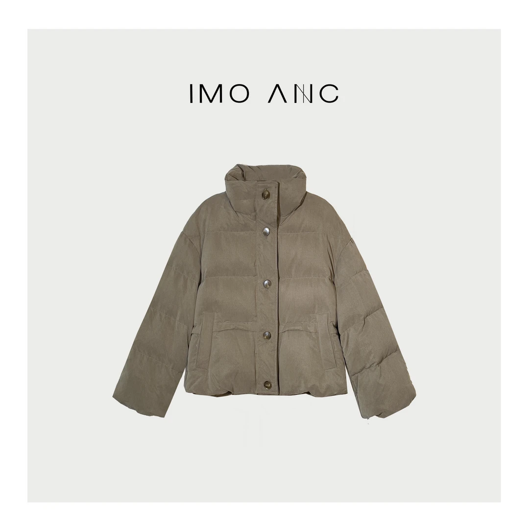 IM SO FANCY设计感立领休闲短款羽绒服外套 SQ2174