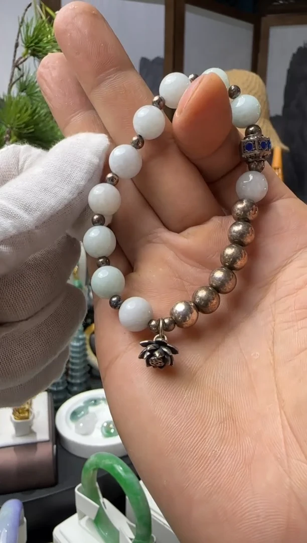 未镶嵌手串翡翠手串