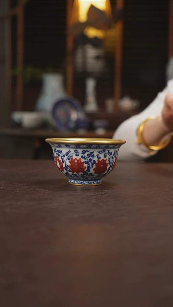 杯景德镇陶瓷杯碗柴烧多人