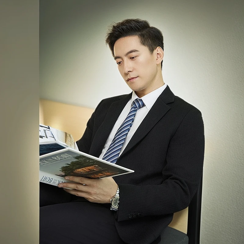 利郎新款都市舒适时尚针织修身商场同款潮流休闲男士外套春秋男装