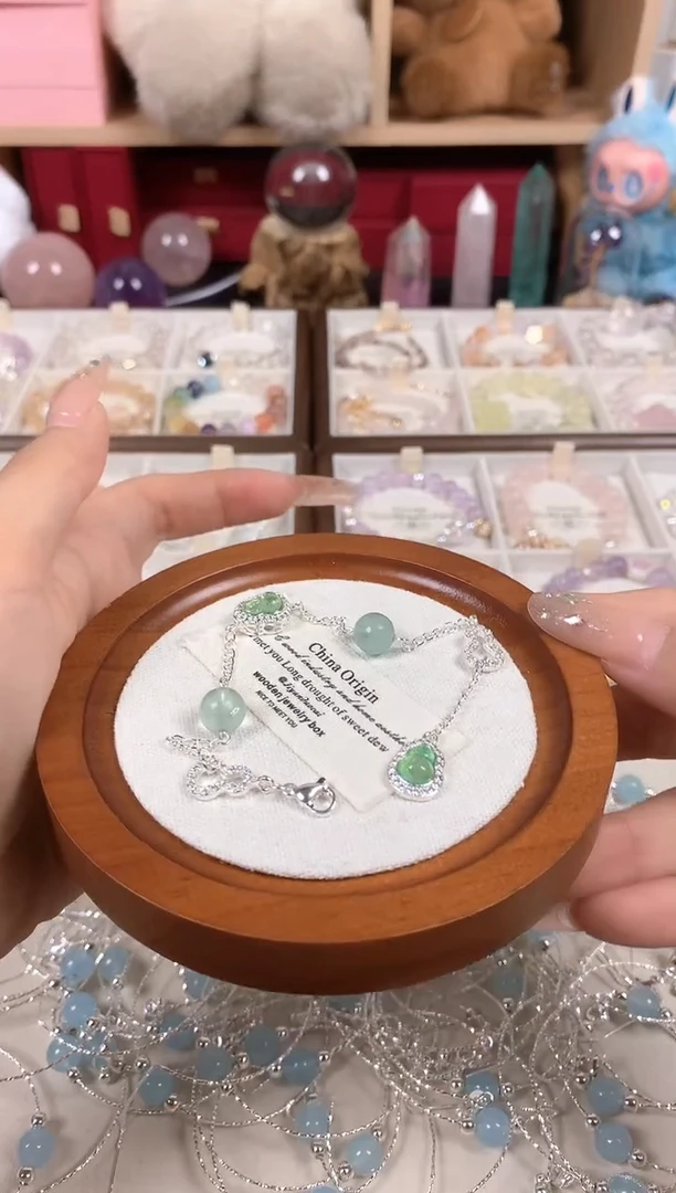 手链未镶嵌萤石手链（绿葫芦）