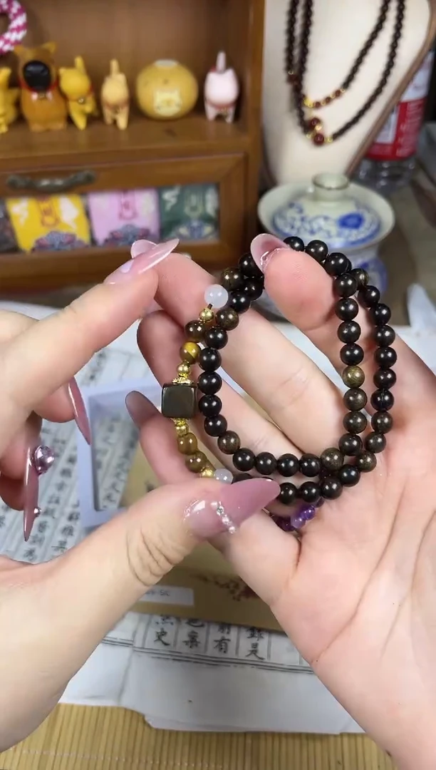 非洲檀香手串/手链菩提木质玉石手串/多发性其一/不带盒子