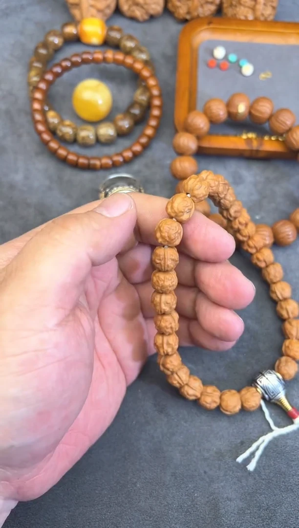 【闪购商品】猴头核桃吊坠猴头手串1