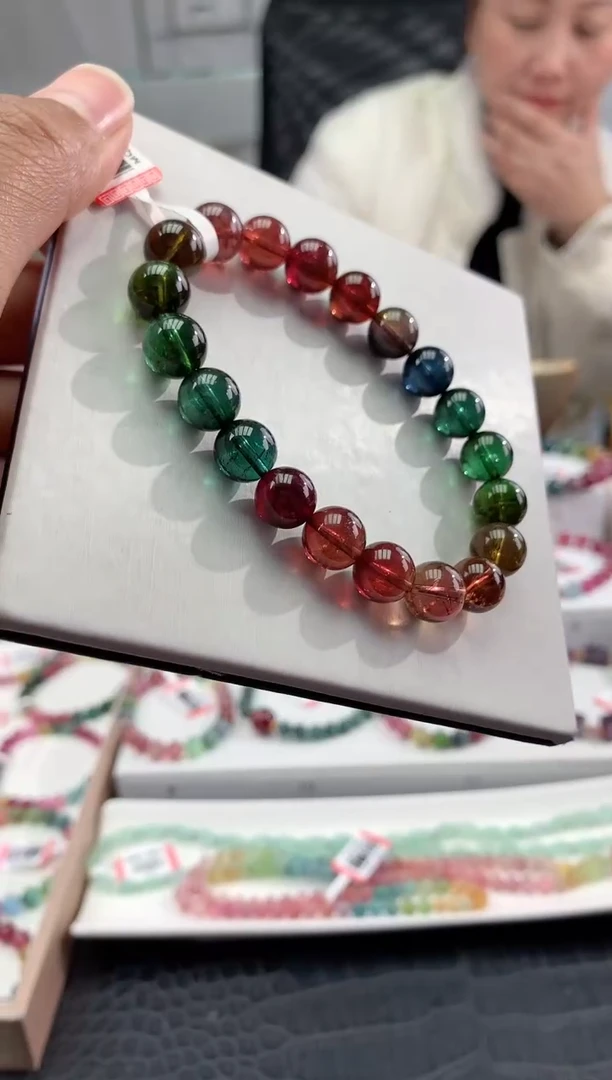 【闪购商品】碧玺手串未镶嵌多样性发一条