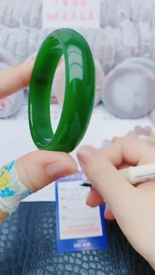 未镶嵌手镯石英质玉y84+57-58