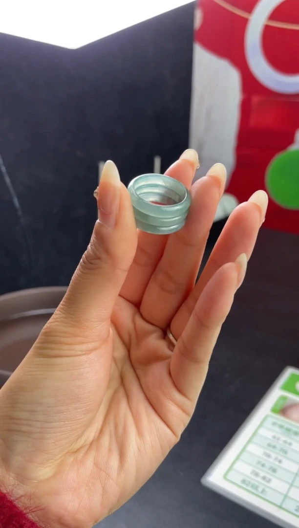 【闪购商品】翡翠戒圈未镶嵌W008-33607多样性发一