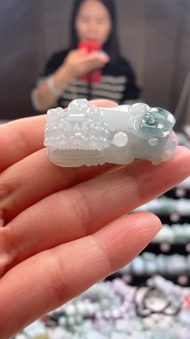 【闪购商品】翡翠颈饰未镶嵌霸王貔貅吊坠