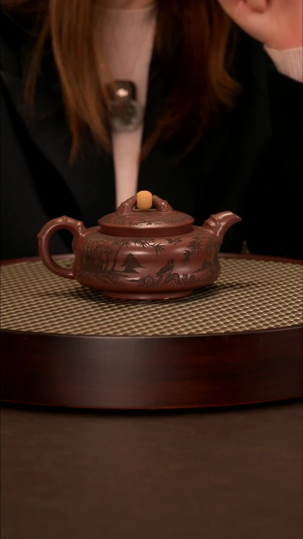 茶壶紫砂紫砂作品1229紫砂壶99时来