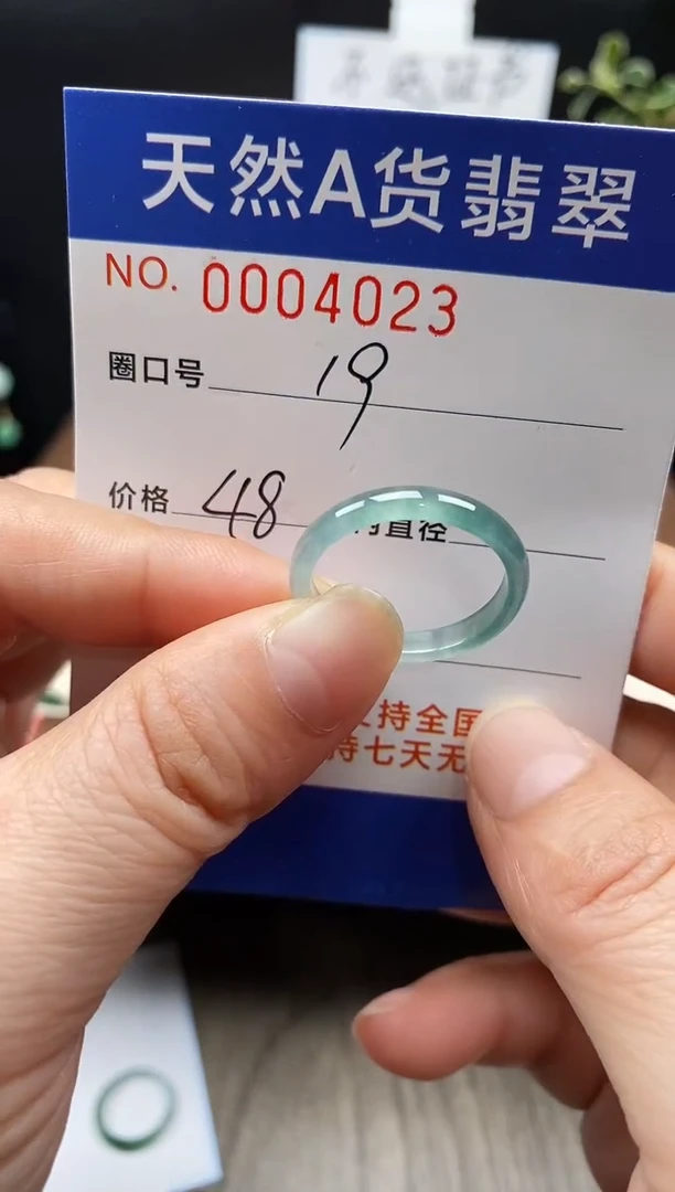 未镶嵌戒指翡翠19#