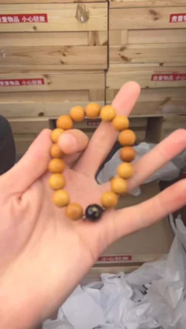 得闲文玩阁檀木单圈链接@@ys983