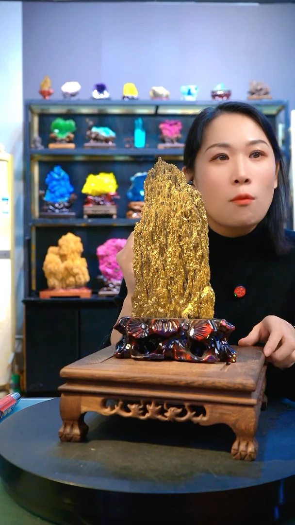 石材精品矿物晶体摆件