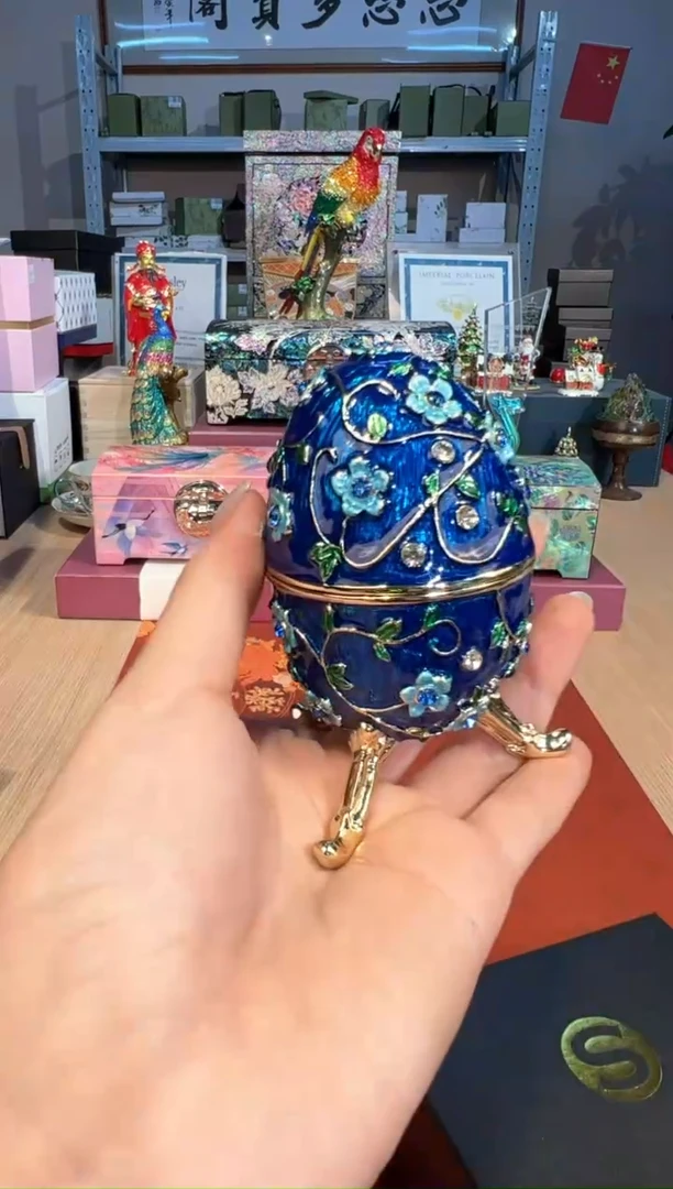 【闪购商品】杯260蓝色梅花蛋