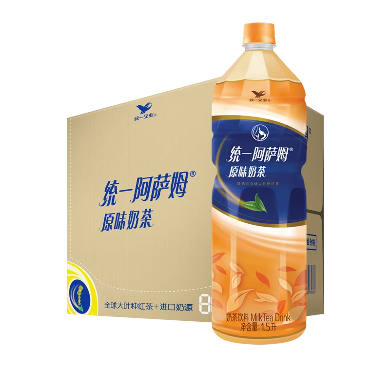 统一阿萨姆奶茶饮料1.5L*6夏日必备饮品