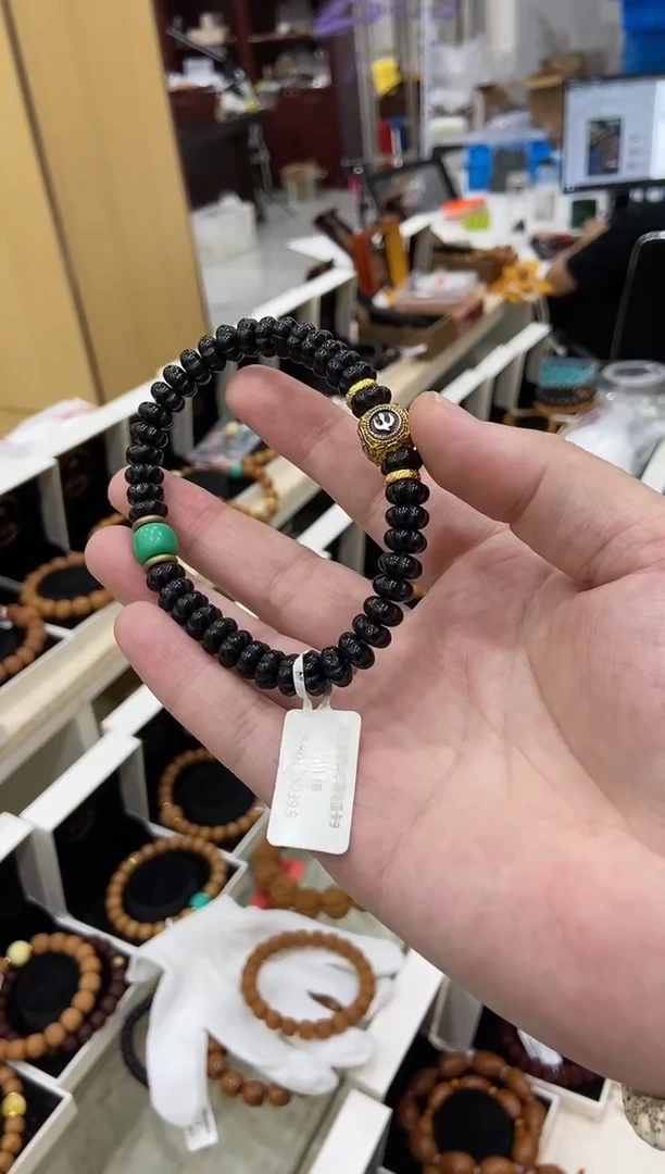 菩提手串/手链椰蒂雕刻小南瓜设计款手串