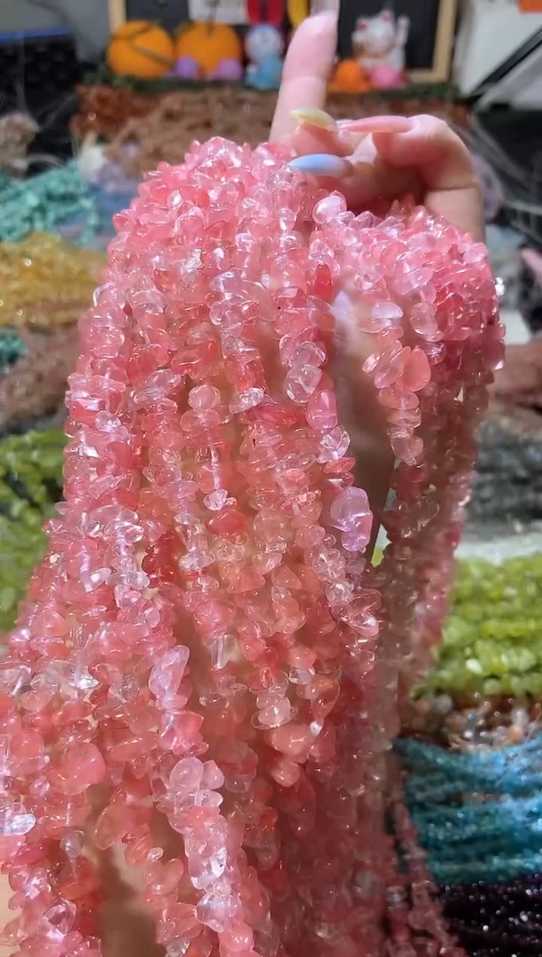 水晶珠宝半成品未镶嵌西瓜晶