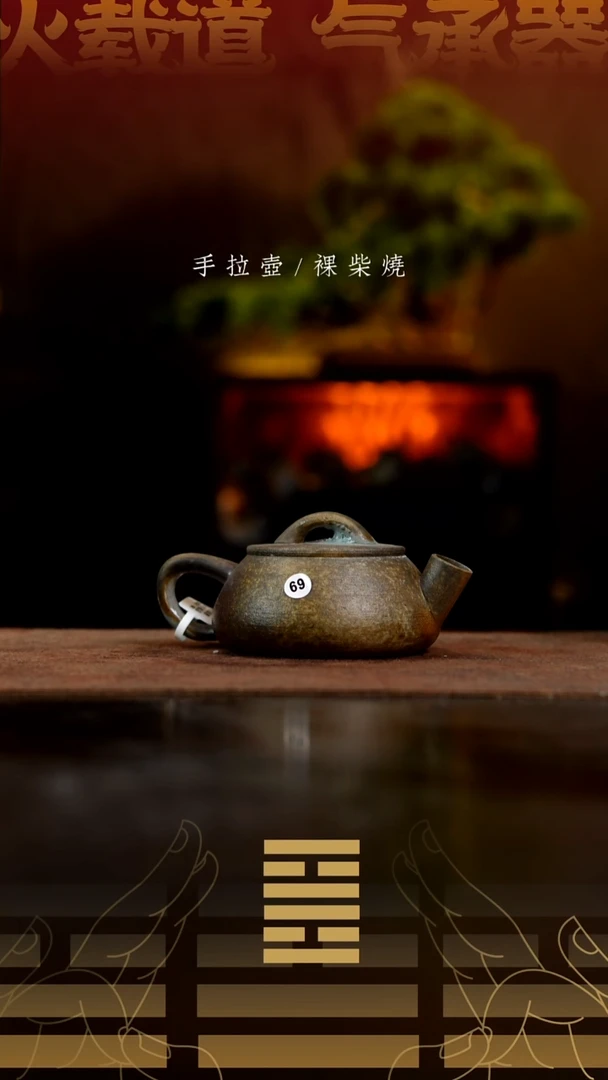 夸烧柴烧汉瓢壶69