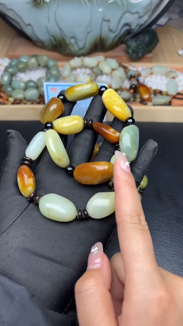 【闪购商品】和田玉手串未镶嵌和田玉手串多样性发货一条