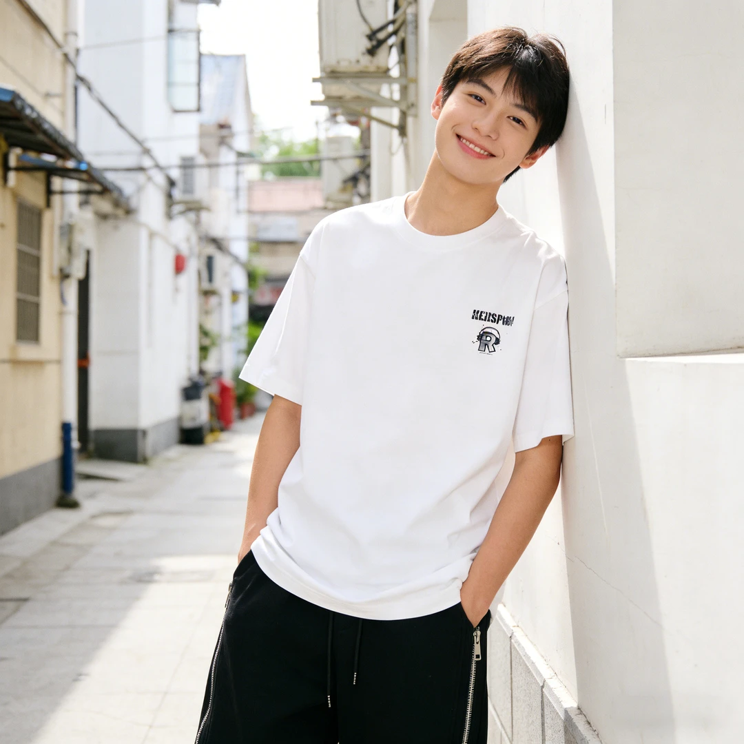 青少年装短袖T恤夏季男童夏装2026新款夏季 HE86229 少年说