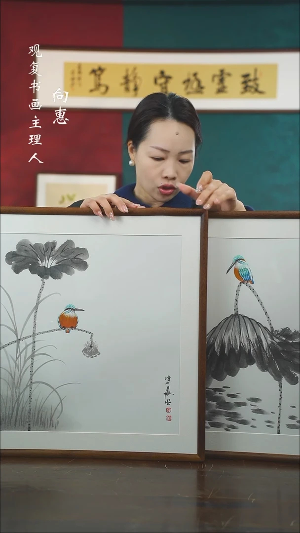 【闪购商品】书法yc1/yc2-53*53绘画手绘同款