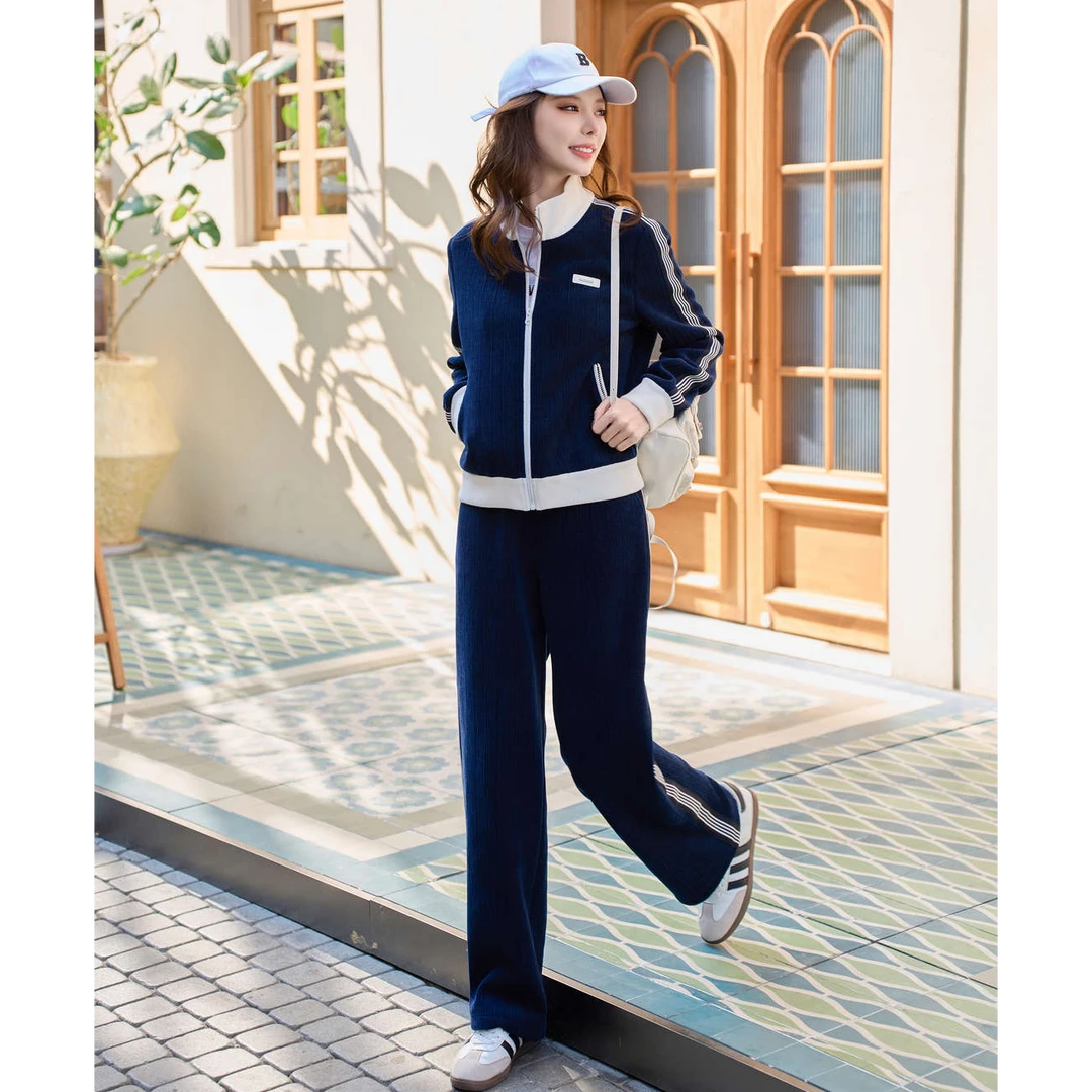 XII BASKET十二篮专选25年秋季雪尼尔直筒裤7C65320280