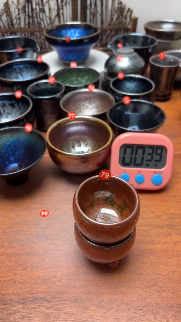 【闪购商品】茶盏79号2个建盏工匠茶器