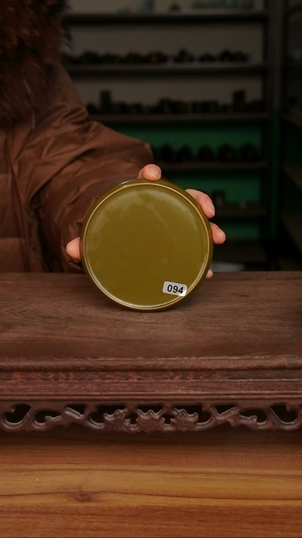 杯094号茶叶末素面杯垫一级