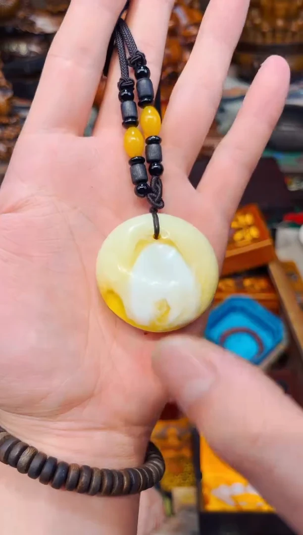 未镶嵌蜜蜡裸石A瑞哥专属高端精品36