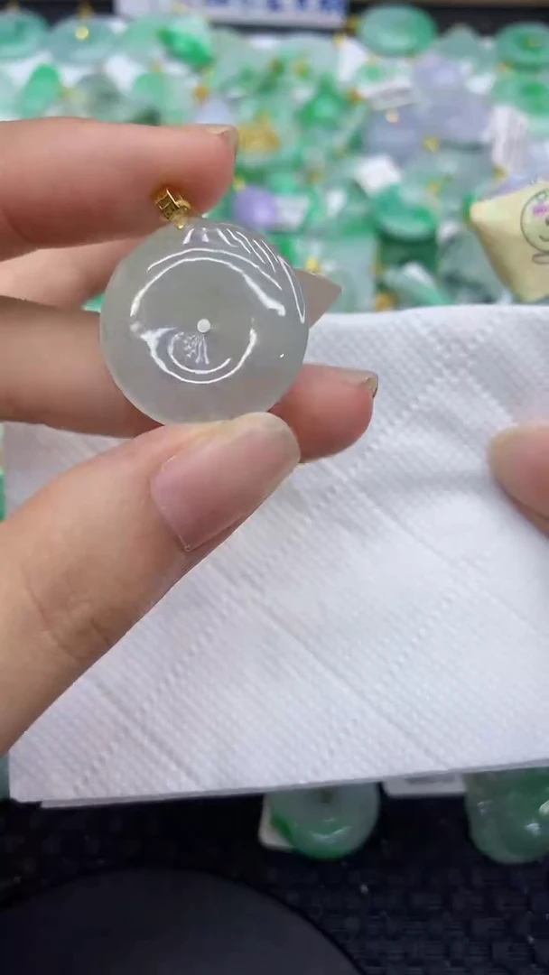 颈饰未镶嵌翡翠天然缅甸A货翡翠