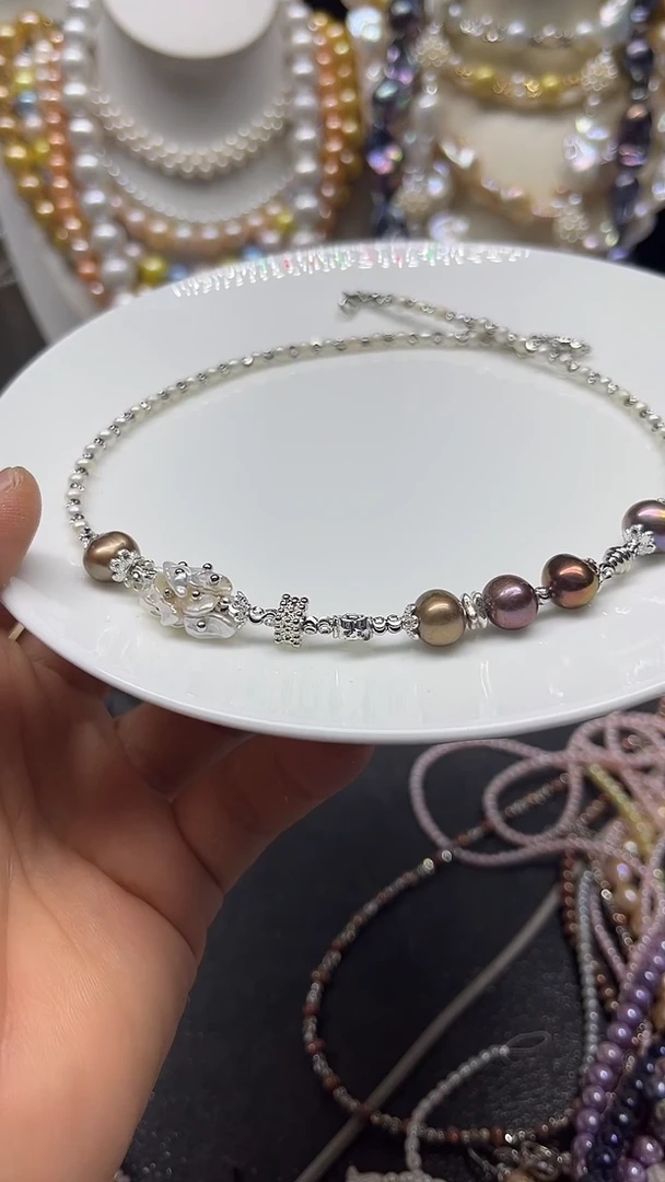 颈饰未镶嵌淡水珍珠多人