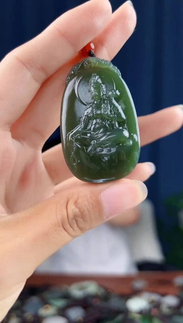 颈饰未镶嵌和田玉拍一发一，多样性发货