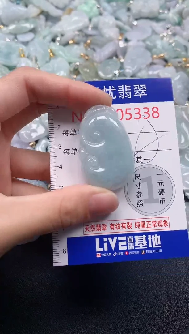 吊坠(不含链)未镶嵌翡翠5338