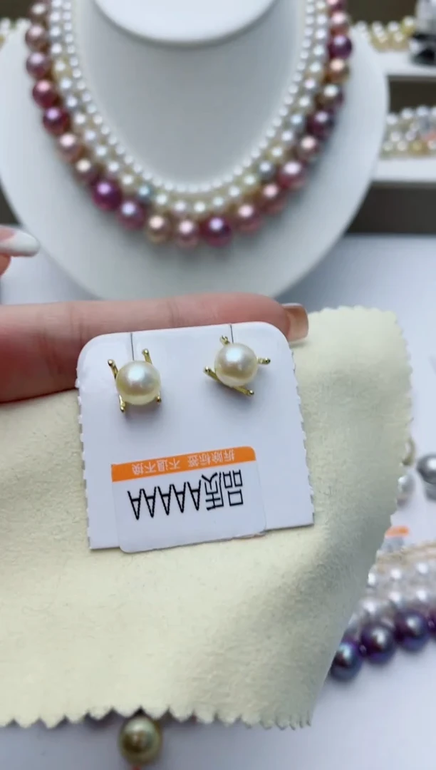 【闪购商品】淡水珍珠耳饰银S925镶嵌W69