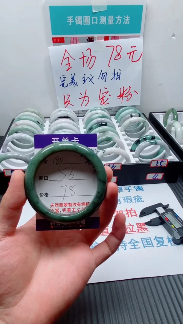 未镶嵌手镯翡翠180