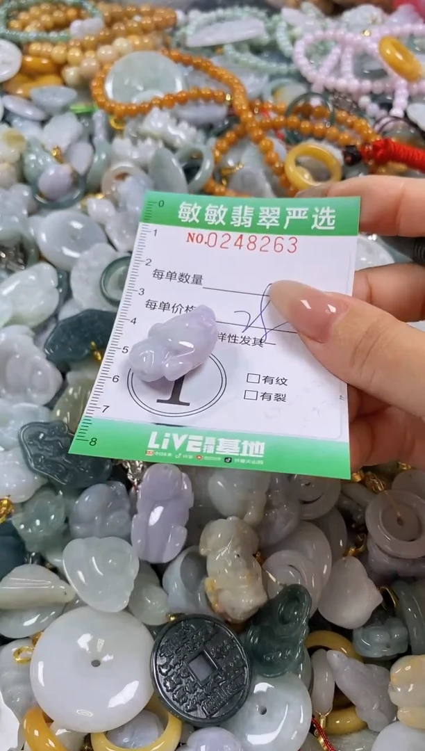 翡翠未镶嵌颈饰闪购0248263