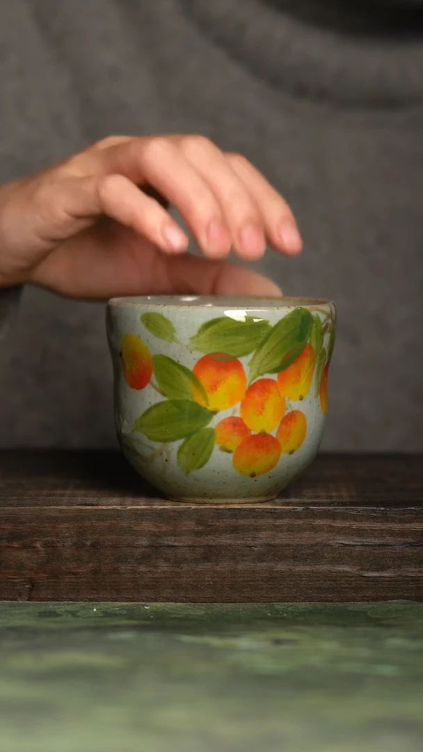 【闪购商品】杯青诗手工手绘瓷器