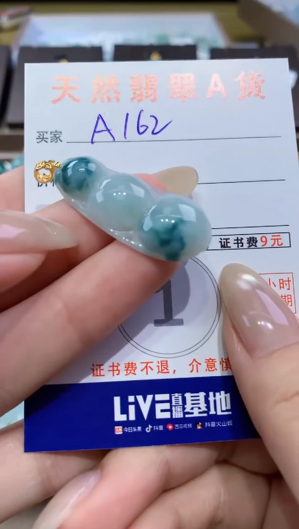 颈饰未镶嵌翡翠天然缅甸翡翠A货挂件