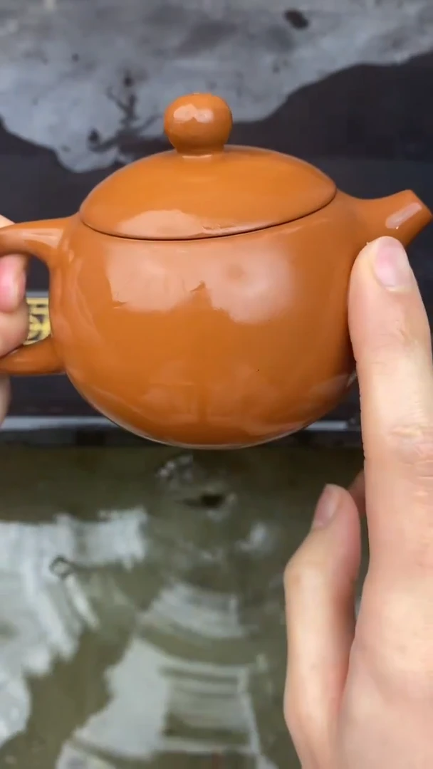 茶壶紫砂180毫升原矿朱泥西施壶111111