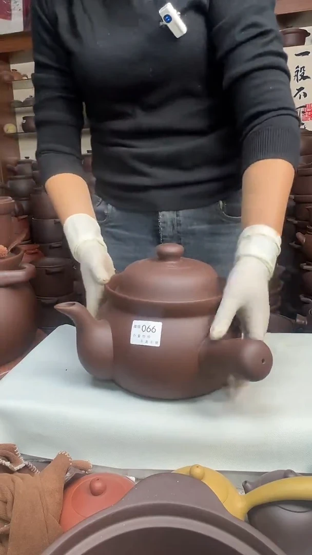 宜兴紫砂微瑕3升养生壶066