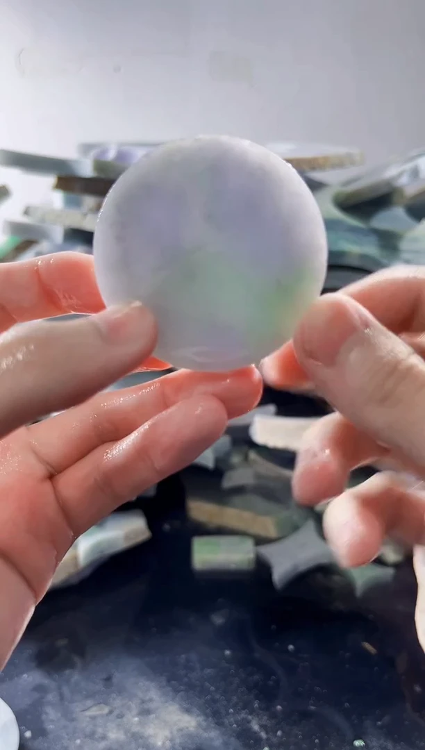 裸石翡翠缅甸翡翠A货文733