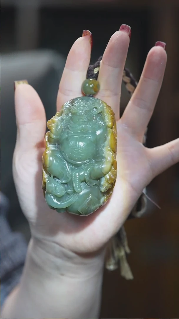 未镶嵌和田玉把件钟馗