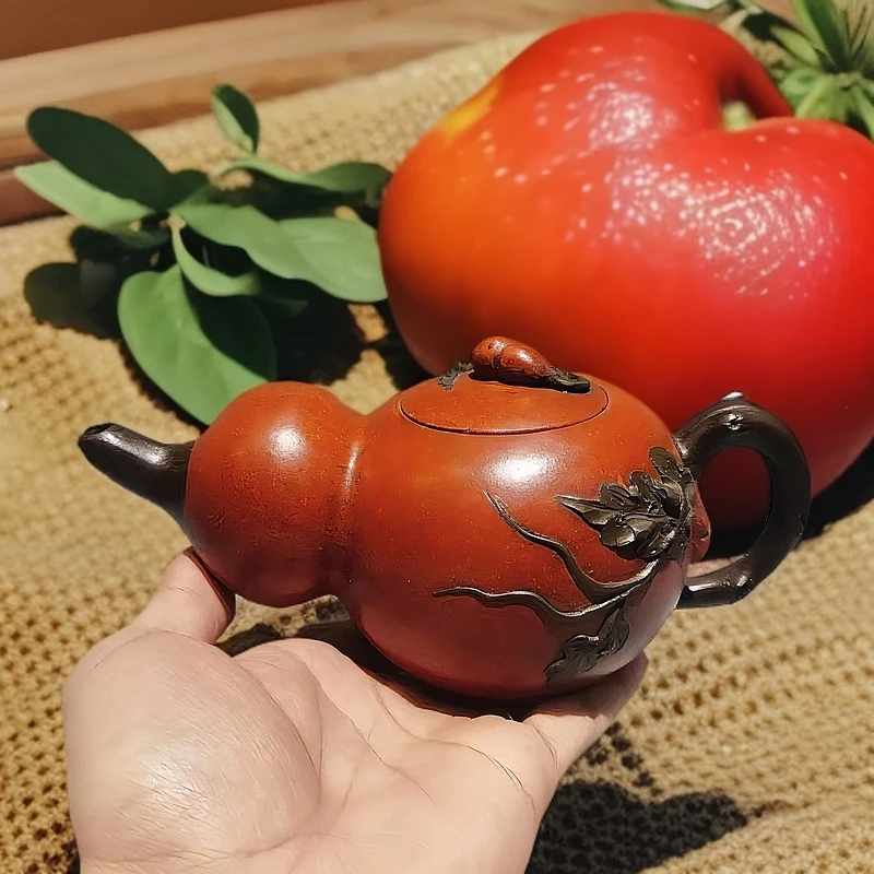 葫芦壶350ml原矿段泥蒋老师经典福禄寿全手旧藏老壶