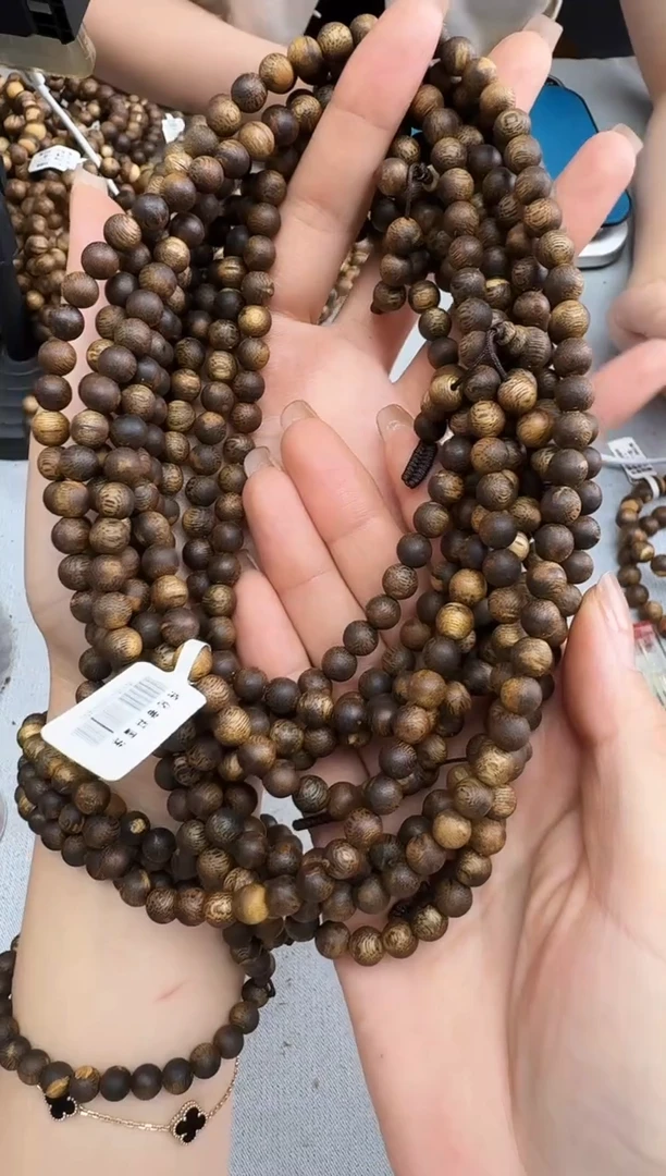 沉香手串0719张勺子圆珠多圈多样性发一