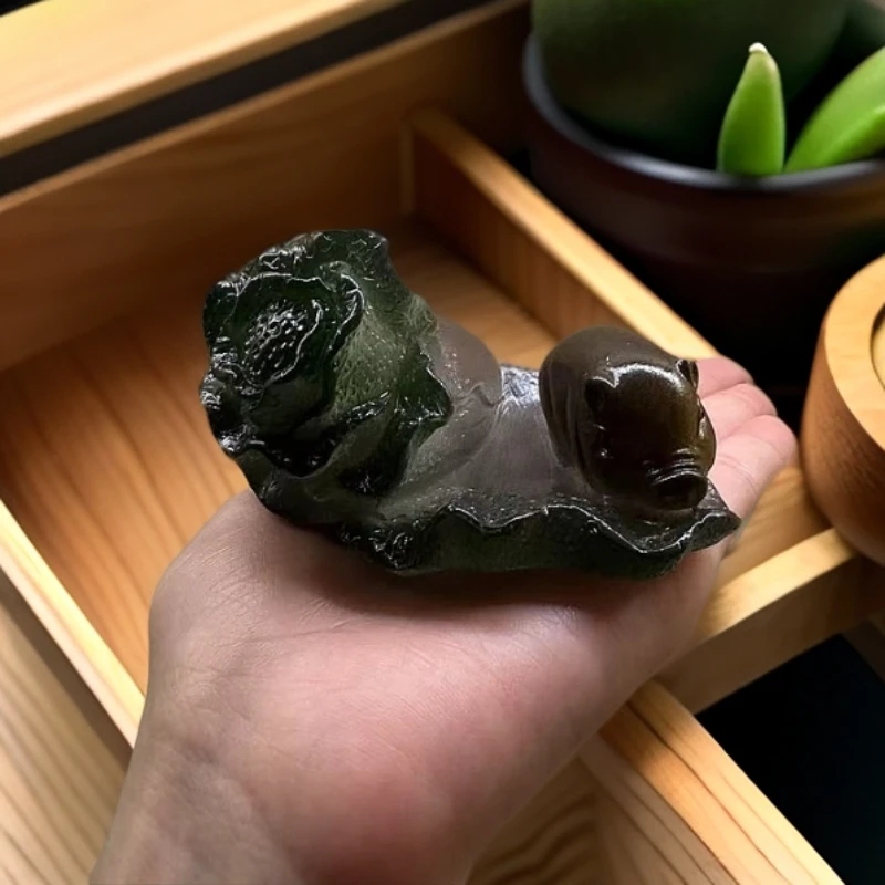 金珠百财摆件1537可爱可爱复古复古创意陶瓷纯手工个性中式全手工