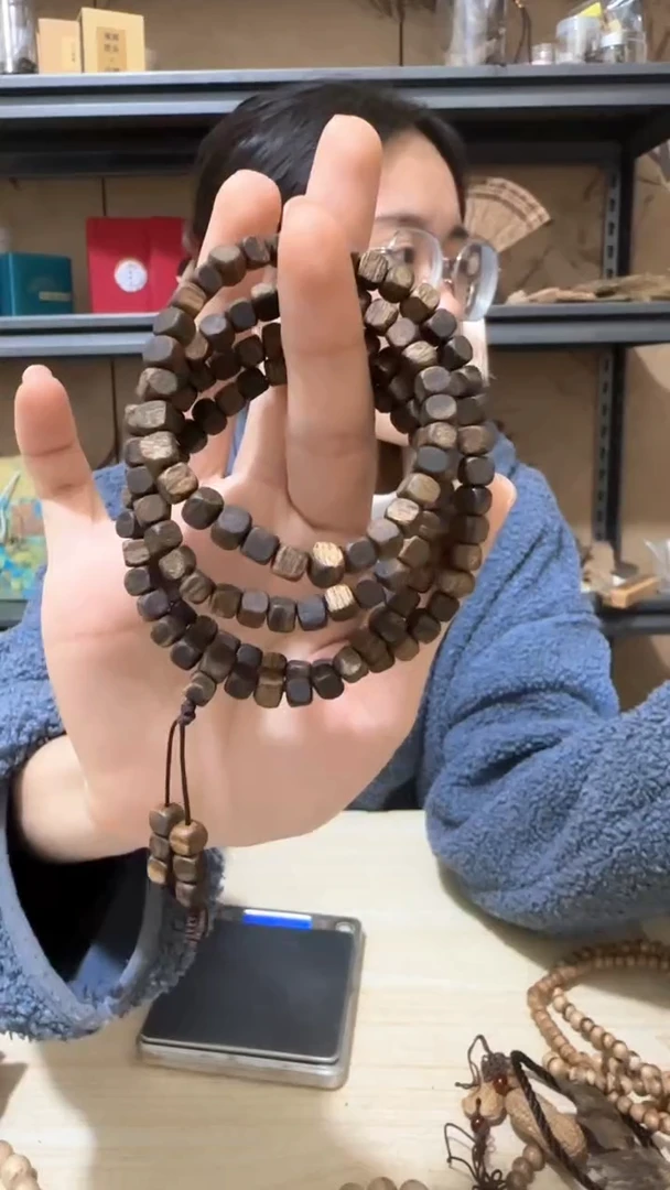 【闪购商品】沉香手串22号张勺子方糖多圈卡5多样性一条