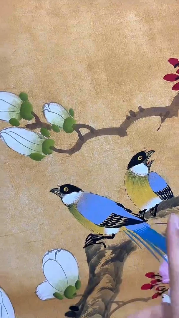 国画郑乐华手绘绘画作品28-25