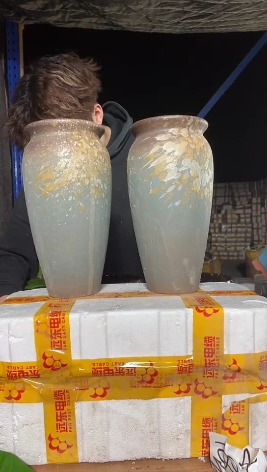 紫砂花盆宜兴紫砂粗陶花盆13*31