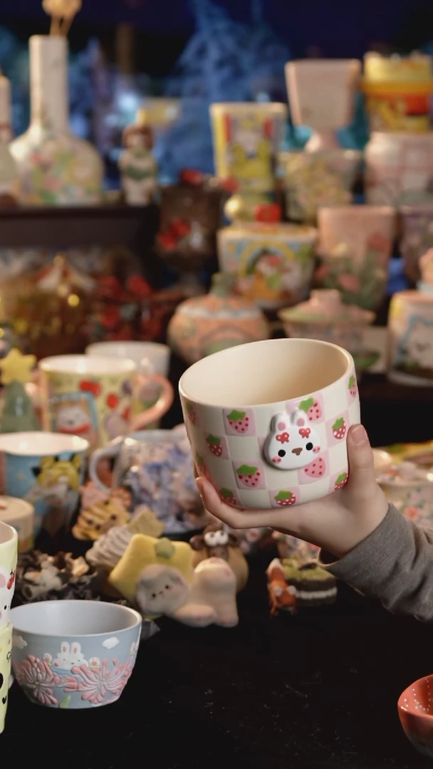 其他陶景德镇釉下彩手绘设计师款陶瓷