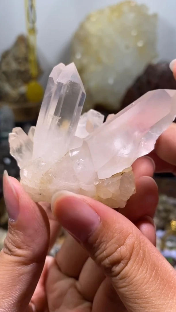 水晶珠宝半成品未镶嵌25号 马岛晶簇