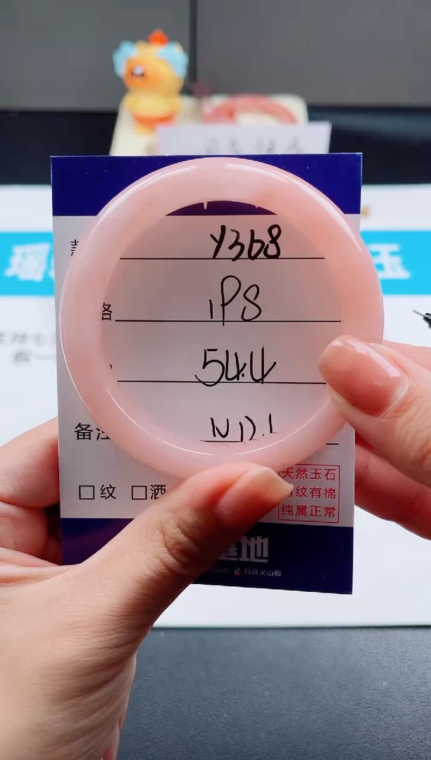 未镶嵌手镯石英质玉Y368--54.4