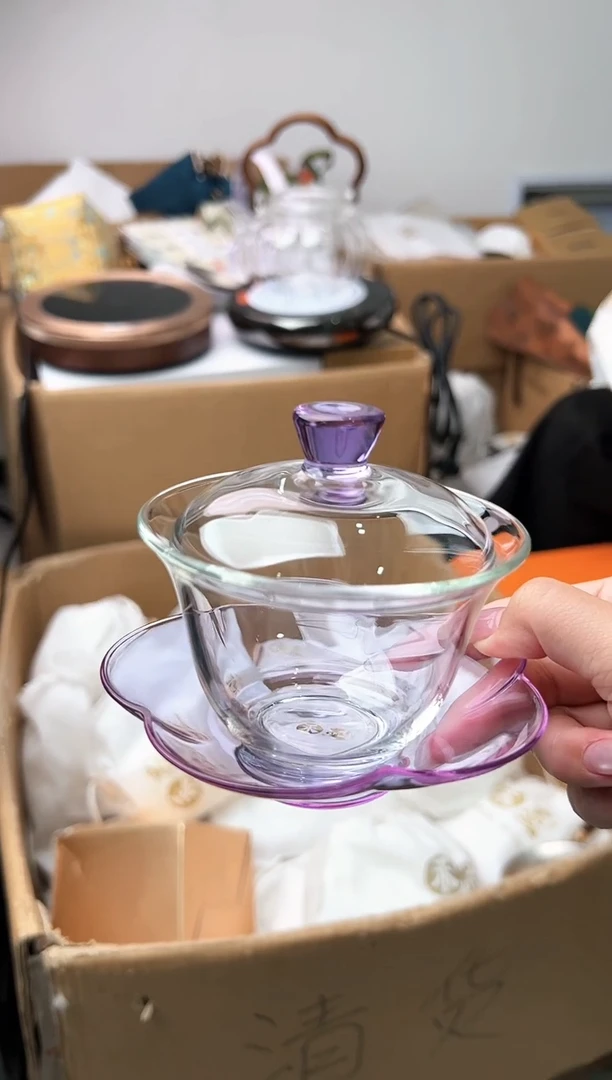 禾墨舒文盖婉浅紫色